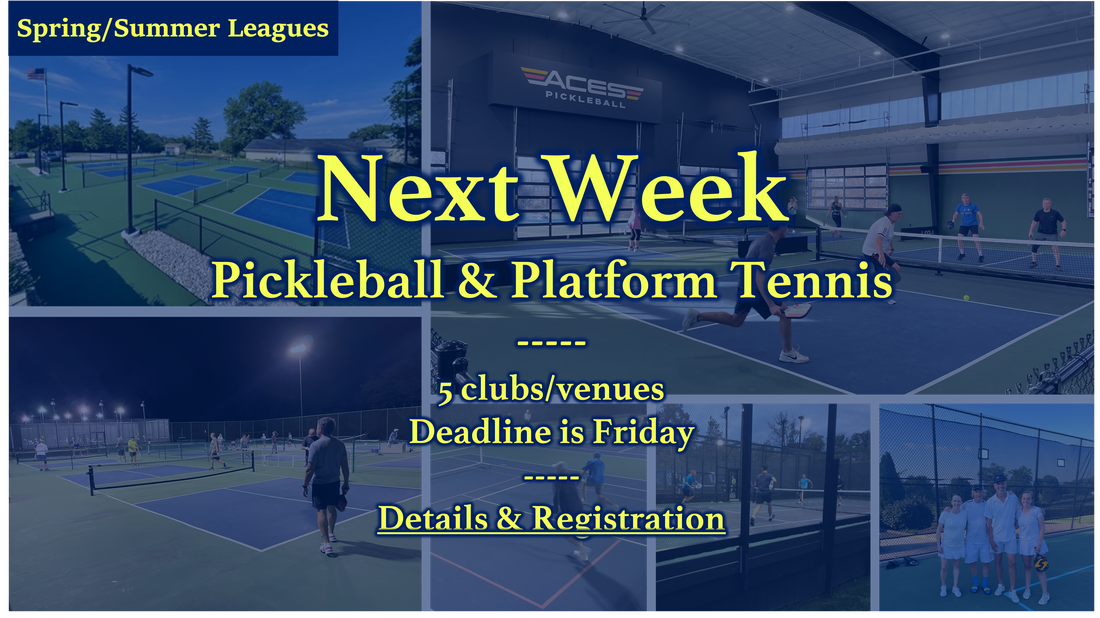 Pickleball and Platform Tennis