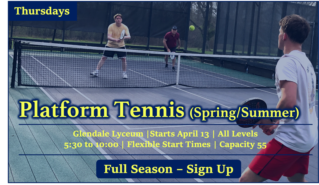 Cincinnati Platform Tennis League Spring 2023