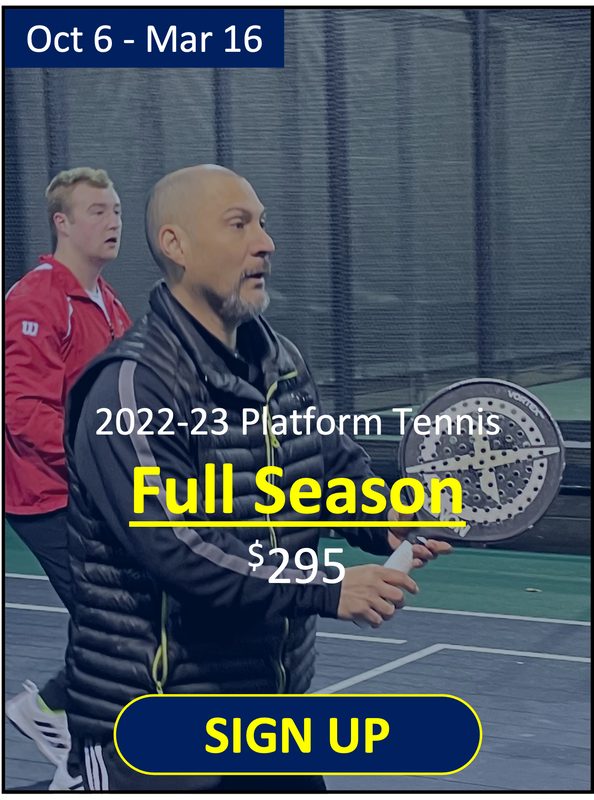 Platform tennis league cincinnati full season 2022 2023