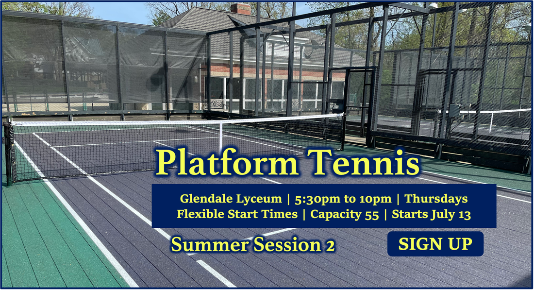 Platform Tennis League Cincinnati Summer 2023