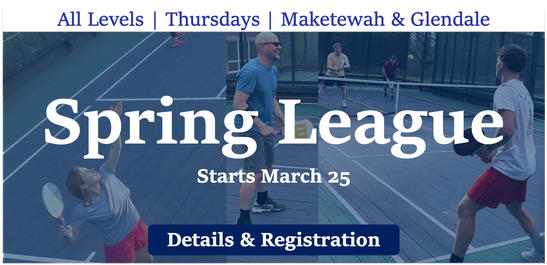 Spring League sign up page