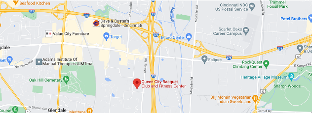 Queen City Racquet Club and Fitness Center Directions