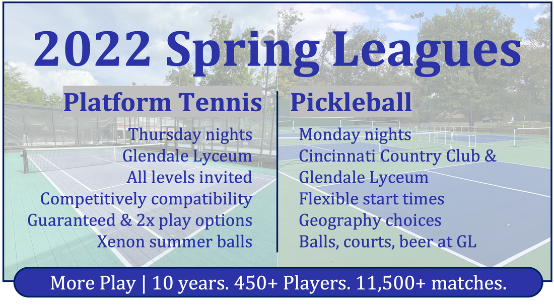 Spring Platform Tennis and Spring Pickleball